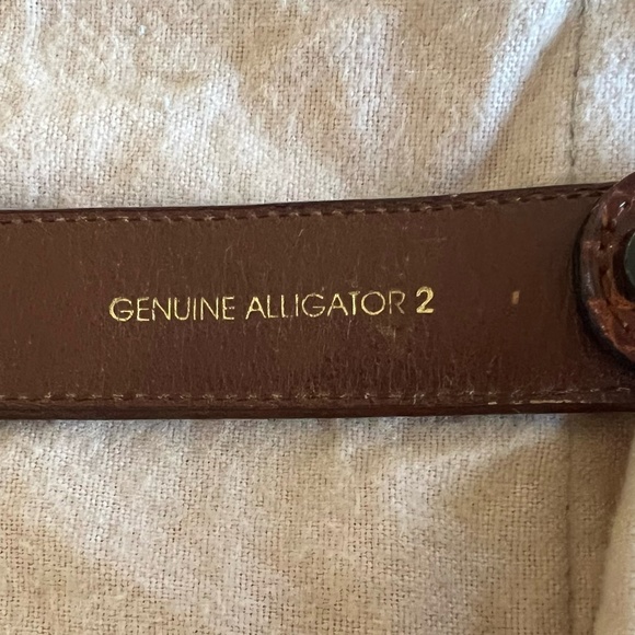 Barry Kieselstein-Cord Alligator Belt with Silver Buckle - Picture 4 of 11